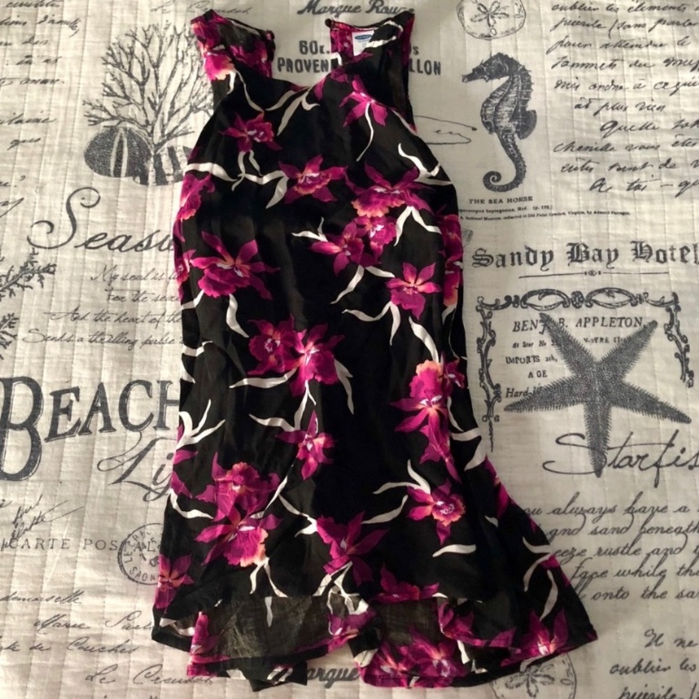 Orchid Print Tank Blouse